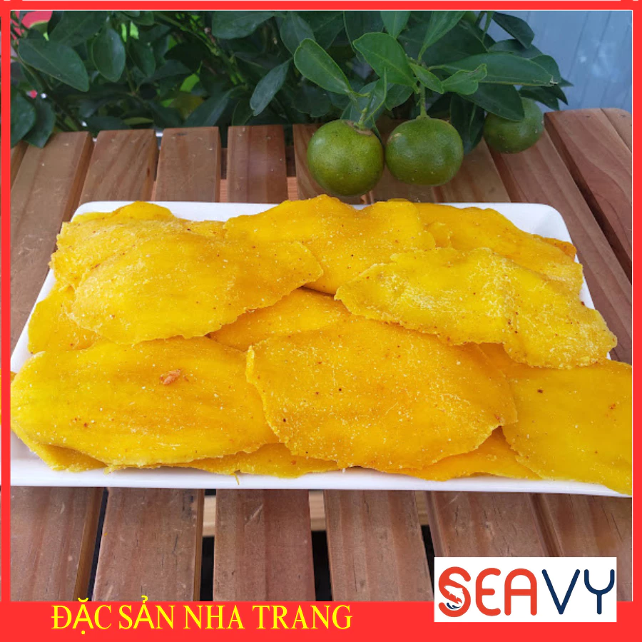 Xoài sấy dẻo muối ớt  250 gram thơm ngon, loại A chua cay ngọt không xơ luôn tươi mới màu sáng đẹp