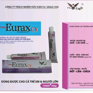 TUYB KEM 7 MÀU EURAXcy 18g BÔI LOẠI BỎ GHẺ NGỨA CÔN TRÙNG ĐỐT HIỆU QUẢ