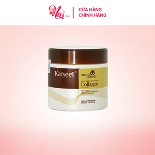 Kem Hấp Tóc, Ủ Tóc Karseell Collagen Maca Phục Hồi Chuyên Sâu, Giúp Tóc Siêu Mềm Mượt, Hũ 500ml