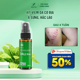 Xịt Nano Hỗ Trợ Vảy Nến, Viêm Da Cơ Địa, Chàm Da, Da Tiết Bã, Nấm Da, Hắc Lào, Á Sừng DALI Pro 30ml