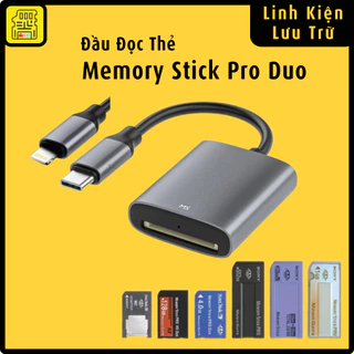 Đầu Đọc Thẻ Sony Memory Stick Pro Duo Dành cho iph 6-14 ,Điện thoại android Type C