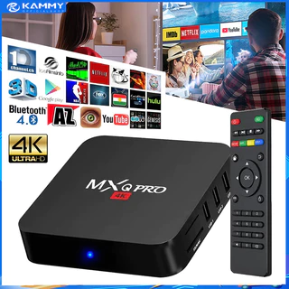 【🔥Rẻ】Android TV Box MXQ PRO 4K bản 8G+128GB/16GB+256GB Tiếng Việt Wifi 5G, Android 11.1 Độ phân giải 4K, xem YouTube...