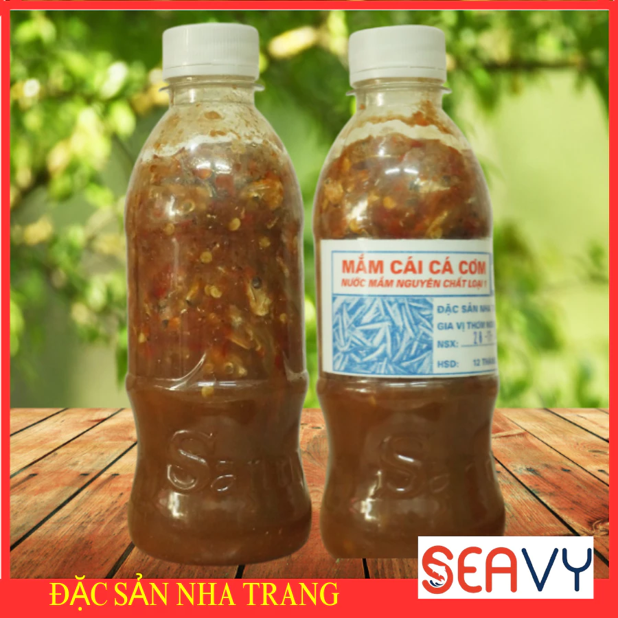 Mắm Cá Cơm Nha Trang 350 gram Nguyên Con Thơm Nồng hàng mới còn nguyên cá tươi ngon