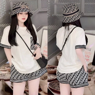 [ Rẻ vô địch ] Set bộ đùi chất cotton su form rộng tay lỡ - Đì or