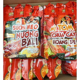 Mì Tôm Chua Cay Hoàng Đế/ Mì Sườn Heo Nướng Bali Cao Cấp Vifon Gói 100g