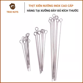 [Bán lỗ lấy tương tác] Xiên nướng thịt INOX dài 20-30-35-40-50-60cm-70cm