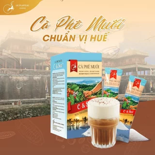 Cà phê muối chuẩn vị huế, cà phê hòa tan C & Sea loại đặc biệt thơm ngon, sánh mịn, tiện lợi Le Plateau