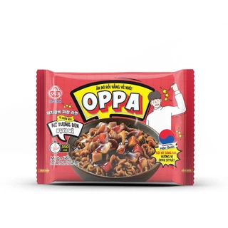 Oppa mì tương đen vị sườn heo ăn liền Ottogi 65g