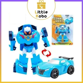 [Nhiều Mẫu] Đồ Chơi Robot Genki Wars Biến Hình Siêu Nhân Thành Siêu Xe Đặc Vụ Robo Lắp Ráp Đồ Chơi Trẻ Em - Little Kobo
