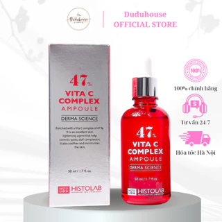 Tinh Chất Histolab 47% Vita C Complex Ampoule Dưỡng Trắng Sáng Da 50ml Duduhouse