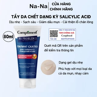 Tẩy da chết dạng kỳ thành phần Salicylic acid Compliment cho cả da mụn, nhạy cảm 80ml