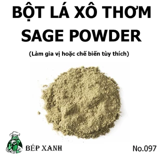 [ 500g ] Bột lá xô thơm khô - Sage powder siêu sạch 100% làm gia vị, làm bánh tốt cho sức khỏe