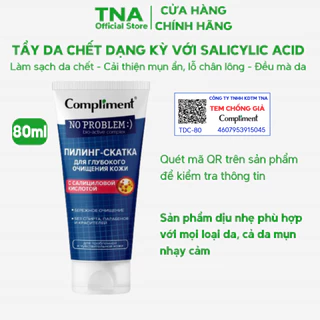 Tẩy da chết dạng kỳ Compliment 80ml với thành phần Salicylic acid giúp giảm dầu mụn trên da