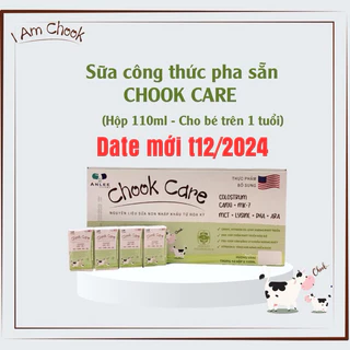 Thùng Sữa Bột Pha Sẵn Chook Care Sữa Non Tăng Đề Kháng 110ml - Trên 1 Tuổi (48 Hộp x 110ml)