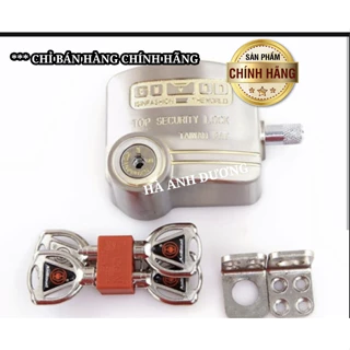 Ổ Khoá Chụp bát cửa chống cắt, chống đập cao cấp chính hãng Padlock Anboud (Vàng Đồng) D5-70