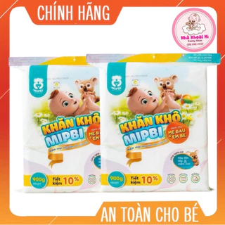 [ MUA 2 BỊCH TẶNG KHĂN ƯỚT GUMI 100T ]KHĂN VẢI KHÔ ĐA NĂNG DÀNH CHO MẸ VÀ BÉ MIPBI / GUMI/ YORI 900g