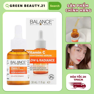 Serum Dưỡng Sáng Da, Mờ Thâm Balance Active Formula Vitamin C Brightening Serum Glow & Radiance 30ml