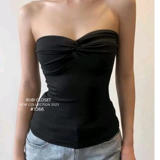 ÁO CÚP TUBE TOP QUẢNG CHÂU XOẮN NGỰC DỄ PHỐI ĐỒ