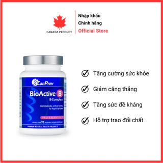 Viên uống bổ sung vitamin nhóm B Canprev Bioactive B Canada