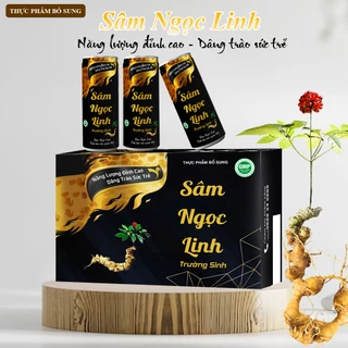 [Nước Thảo Dược] Nước Sâm Ngọc Linh - Lốc 6 lon/320ml - Thanh nhiệt giải độc, chống lão hóa