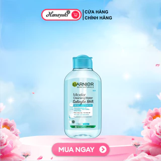 Nước tẩy trang Garnier làm sạch và tẩy trang đa năng Garnier Micellar Water Xanh 125ml