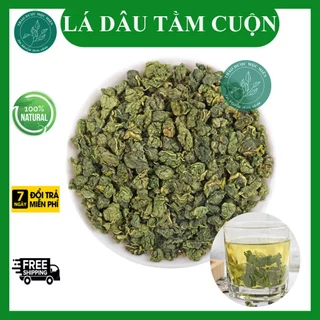 Trà lá Dâu tằm vo viên xanh sạch đẹp giúp mát gan, ngủ ngon, giảm cân, đẹp da