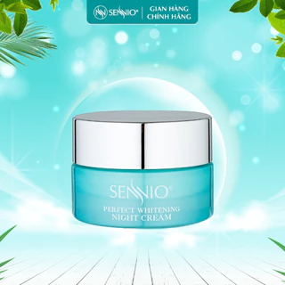 Kem dưỡng ẩm Sennio Perfect Whitening Night Cream  dưỡng trắng da mặt ban đêm tái tạo và phục hồi da 30g SNO 830