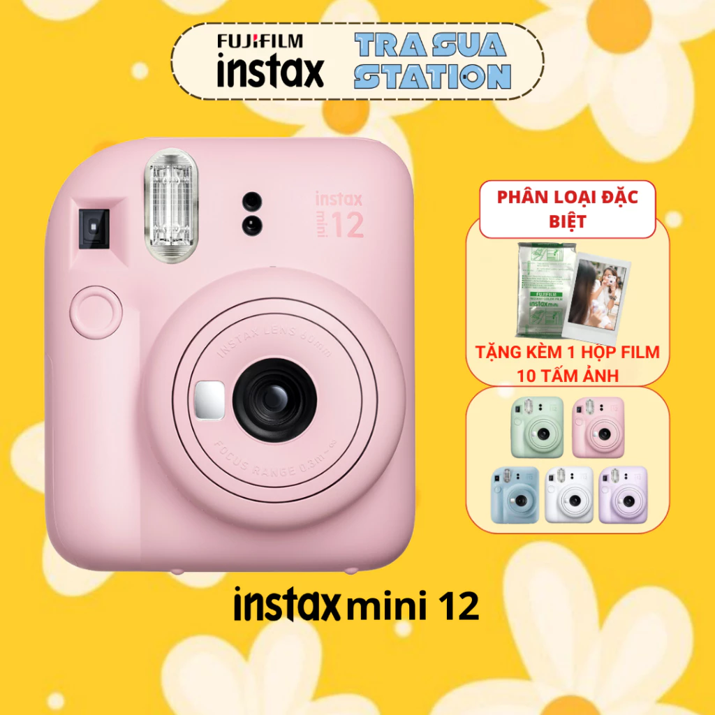 Instax Mini 12 - Mini 11 - Máy ảnh lấy ngay Fujifilm Chính hãng - Bảo hành 1 năm