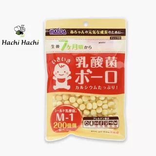 Bánh sữa viên Boro Osaka Maeda bổ sung lợi khuẩn dành cho bé 7 tháng ăn dặm 75g - Hachi Hachi Japan Shop