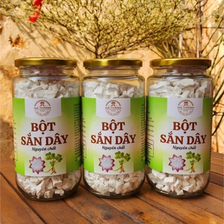 Bột Sắn Dây Nguyên Chất Hà Thành Food - Hàng Loại 1 Hũ Thuỷ Tinh 500gr - Bột Trắng, Mịn