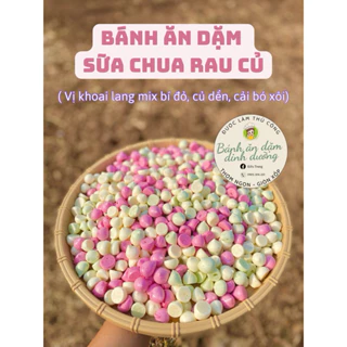 Bánh ăn dặm dinh dưỡng sữa chua rau củ handmade