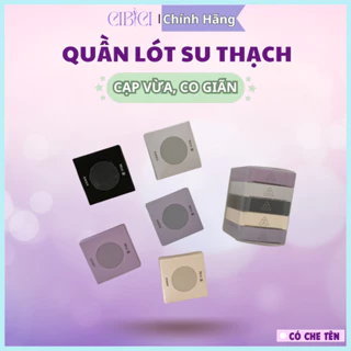 Set 6 quần lót nữ su thạch băng lụa kháng khuẩn tàng hình trong hộp mini - Quần lót không đường may 40-70kg CIBICI QL057