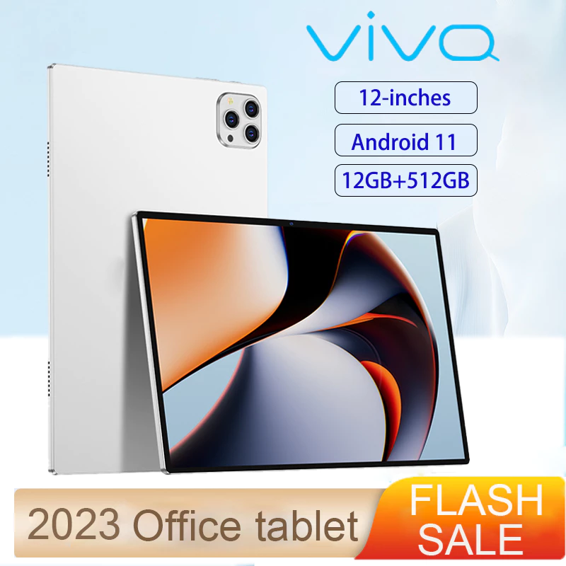 Máy tính bảng VIVO 2024 Máy tính bảng 11.6 inch Android Tab RAM16GB+ROM512GB Tablet học văn phòng giải trí giá rẻ