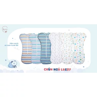 Nhộng chũn cho bé Luxry với chất vải petit có size từ 0 đến 12 tháng