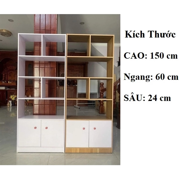 (HỎA TỐC) KỆ TRƯNG BÀY , kệ sách gỗ đựng đồ nhiều ngăn chất liệu MDF