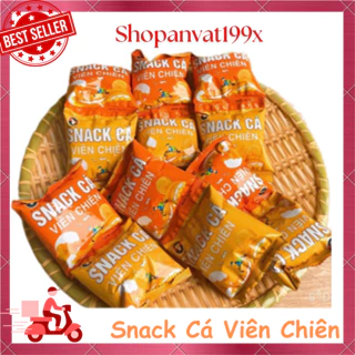 Snack cá viên chiên, bim bim cá viên chiên món ăn vặt tuổi thơ bịch 60 gói