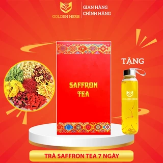 Trà Dưỡng Nhan 7 Ngày Saffron Tea 8 Vị Giúp Ngủ Ngon Đẹp Da Ngăn Ngừa Nếp Nhăn Dưỡng Nhan Thanh Lọc