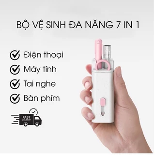 Bộ dụng cụ vệ sinh Laptop, tai nghe Airpod, máy tính, bàn phím, máy ảnh đa năng nhỏ gọn