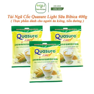 Túi Ngũ Cốc Quasure Light Sữa Bibica 400g - Thực phẩm dành cho người ăn kiêng, tiểu đường