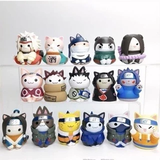 🔥Mô Hình Mèo Tsum Tsum Naruto Sasuke Stunade Gaara Iruka Cosplay Dễ Thương Cho Bé Trưng Bày Bàn Học Quà Tặng Đáng Yêu