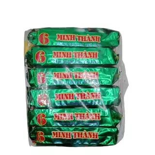 01 Lốc 06 gói Trà Lài Minh Thành Màu Xanh (420gr)