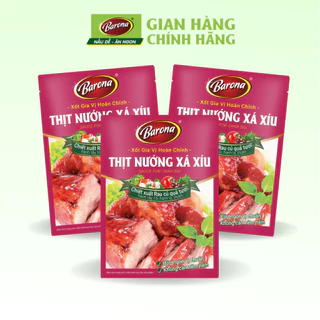 Combo 3 Gói Gia Vị Thịt Nướng Xá Xíu Barona 80g ướp ngon chuẩn vị không cần nêm nếm