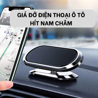 Giá Đỡ Nam Châm, Giá Đỡ Điện Thoại Xoay 306 Độ, 8 Điểm Từ Tính Giữ Chắc Điện Thoại, Thuận Lợi, An Toàn Khi Di Chuyển