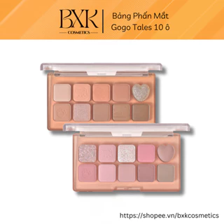 Bảng phấn mắt 10 ô GOGO TALES Sweet Misty Cat make up cá nhân chuyên nghiệp bền màu lâu trôi