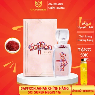 Saffron nhụy hoa nghệ tây chính hãng loại thượng hạng Jahan hộp 1gr