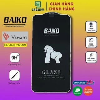 Kính cường lực Baiko Oppo Reno 7 8 Pro 8z 7 6 5 4 3 2f A17 A17K A16 A16K A15 A54 A55 A57 A77s A76 A95 A96 A94 A11 S P