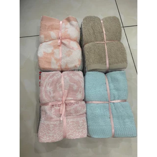 Set 5 khăn cotton xuất Hàn