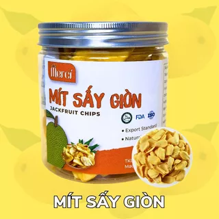 Mít Sấy Giòn Merci Food ngon thượng hạng - Chất lượng xuất khẩu Châu Âu 120g