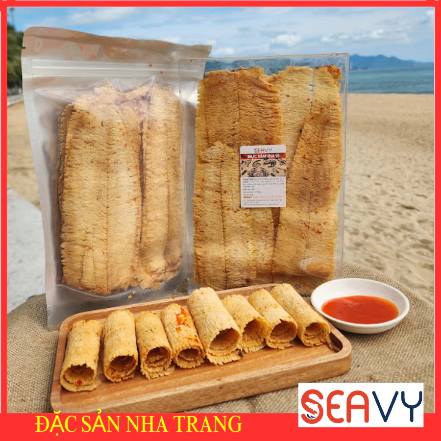 Mực tẩm gia vị Nha Trang size trung - Từ mực lá cay nhẹ, thơm ngon, 100g
