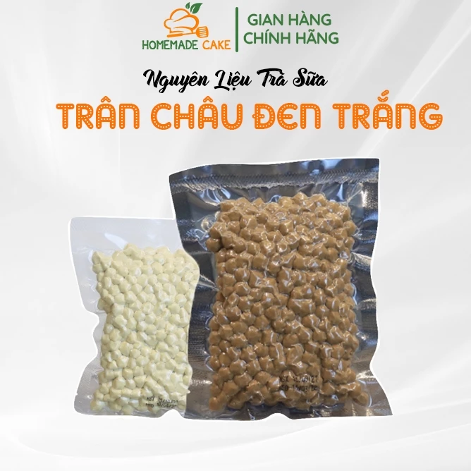 Trân Châu Đen, Trắng ⚡FREESHIP⚡ Làm Trà Sữa Trân Châu Hàng Cao Cấp Date Mới - HomeMadeCake